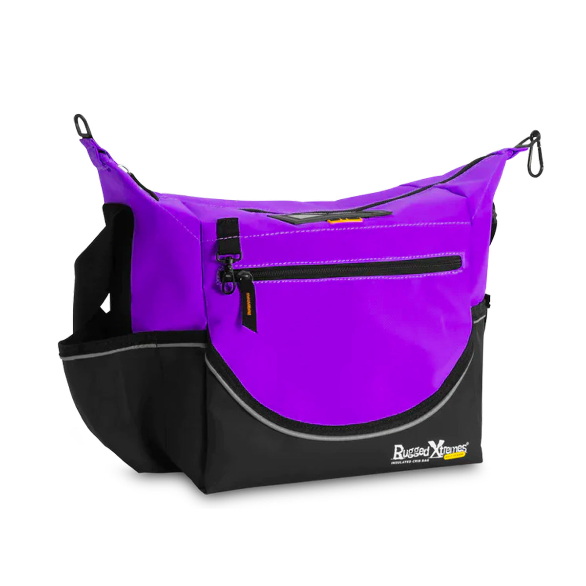 rugged xtremes insulated purple pvc crib bag in 15l