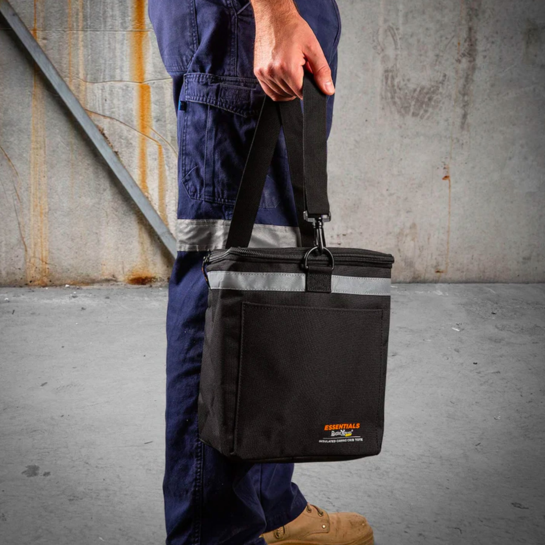 rugged xtremes insulated canvas tote bag