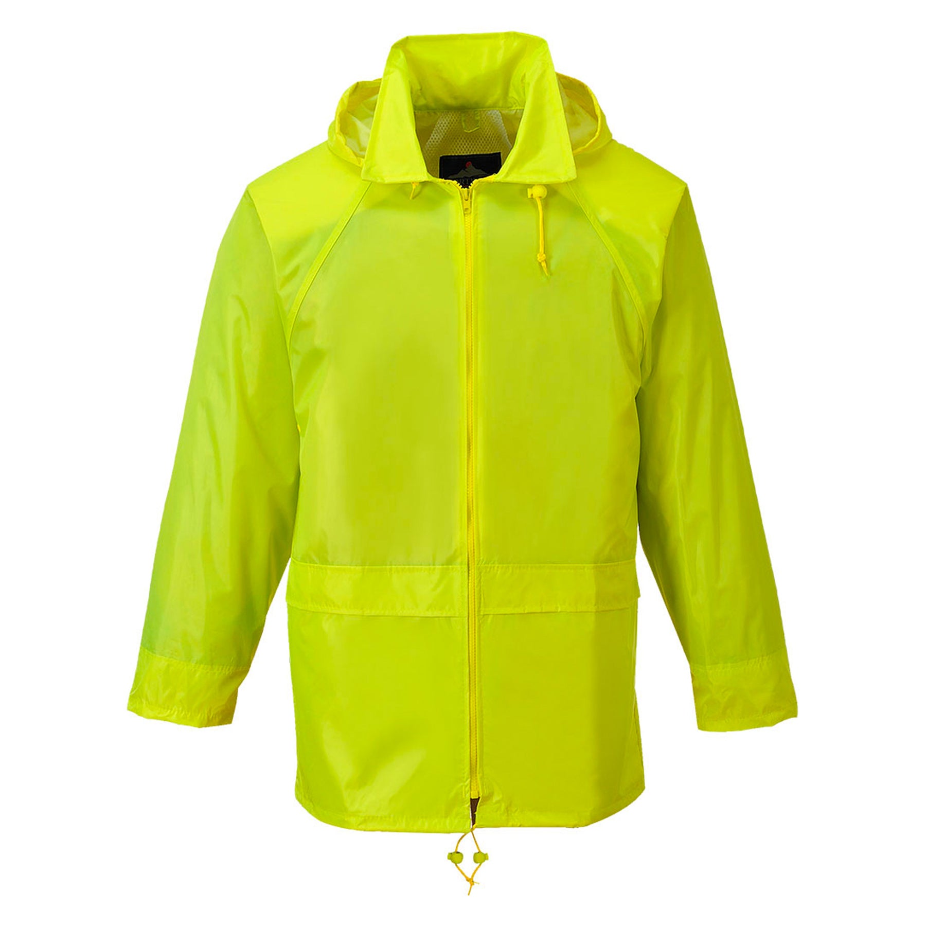 prime mover classic rain jacket in yellow