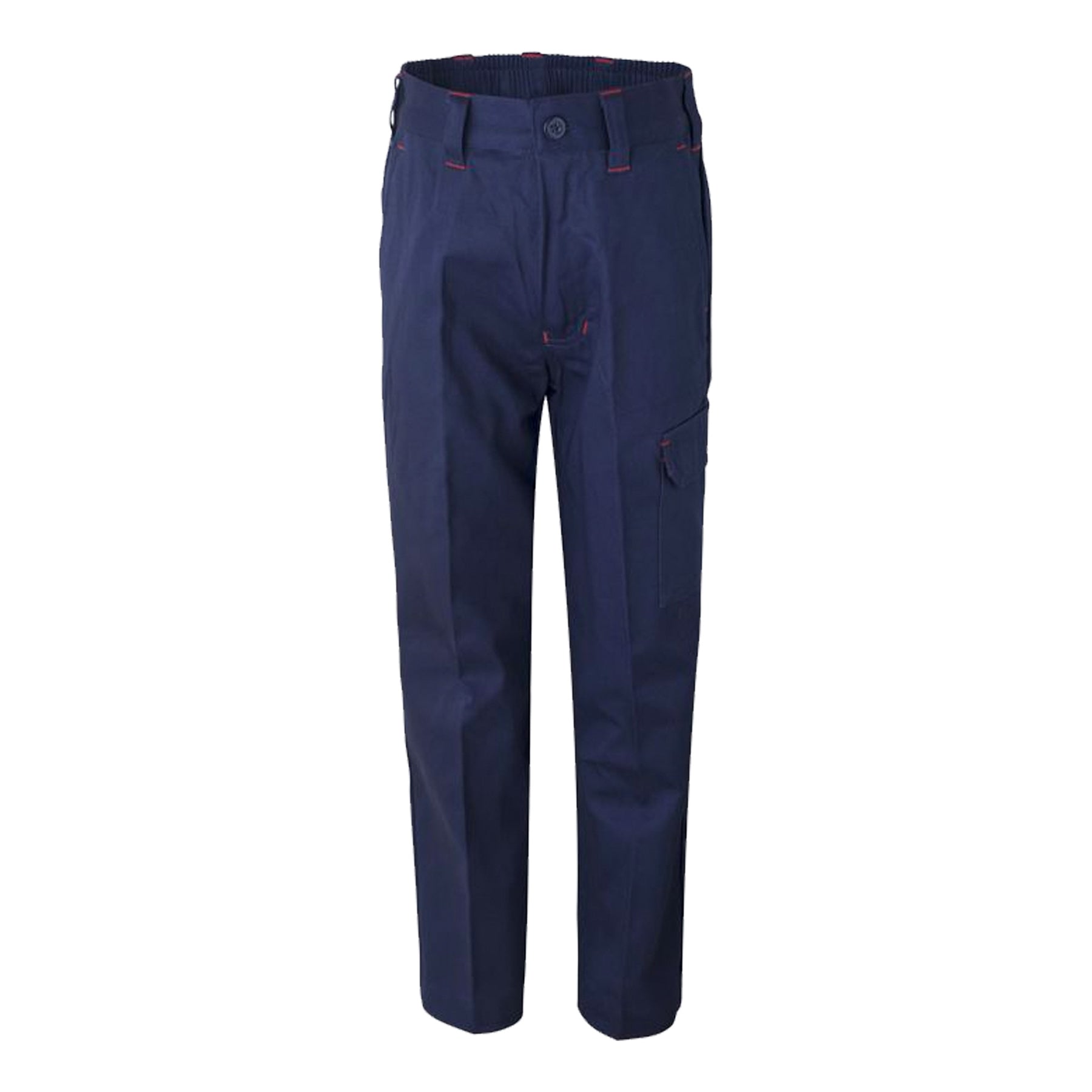 kids navy cargo trousers