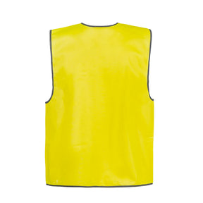 hi vis safety vest in yellow