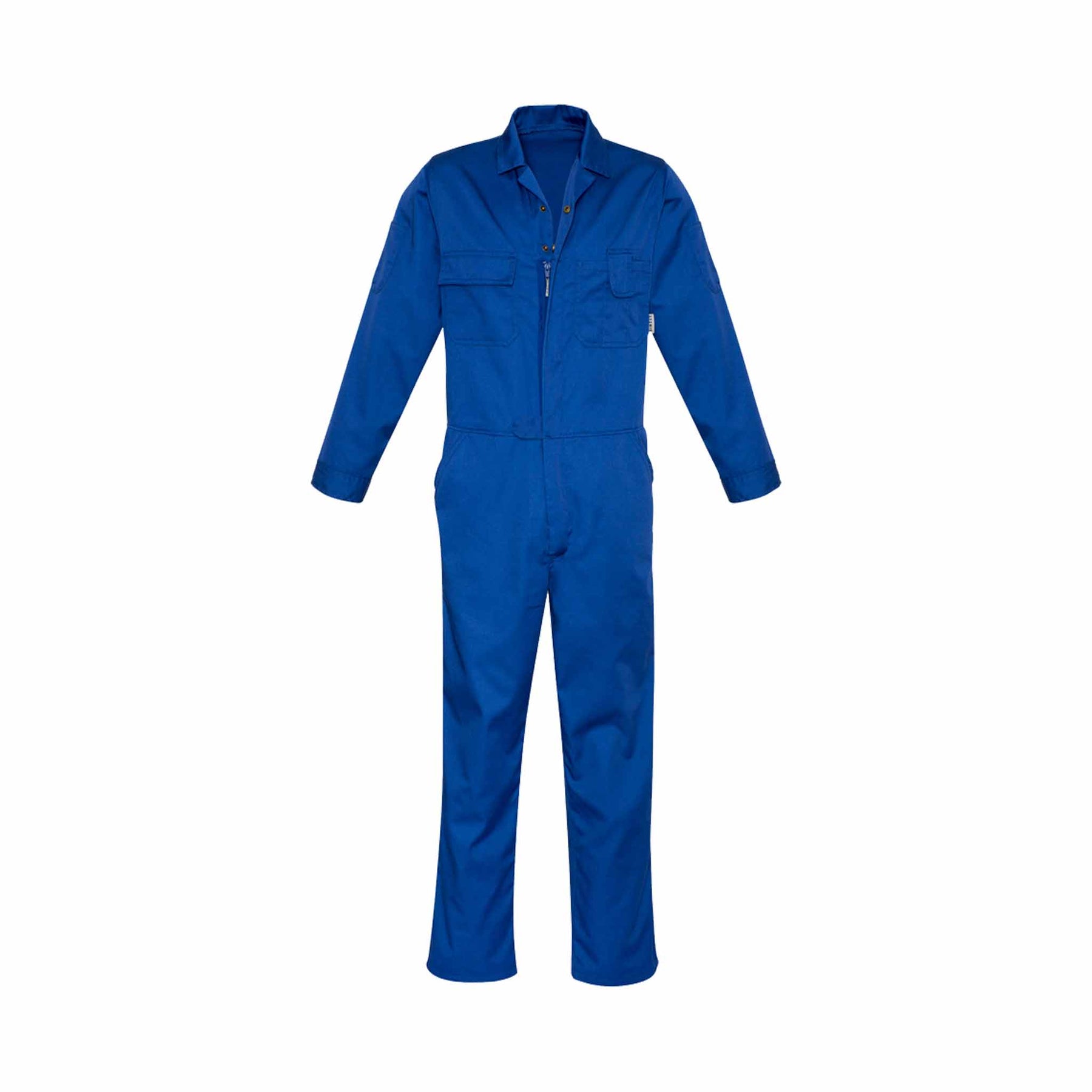 Long sleeve royal overalls front view