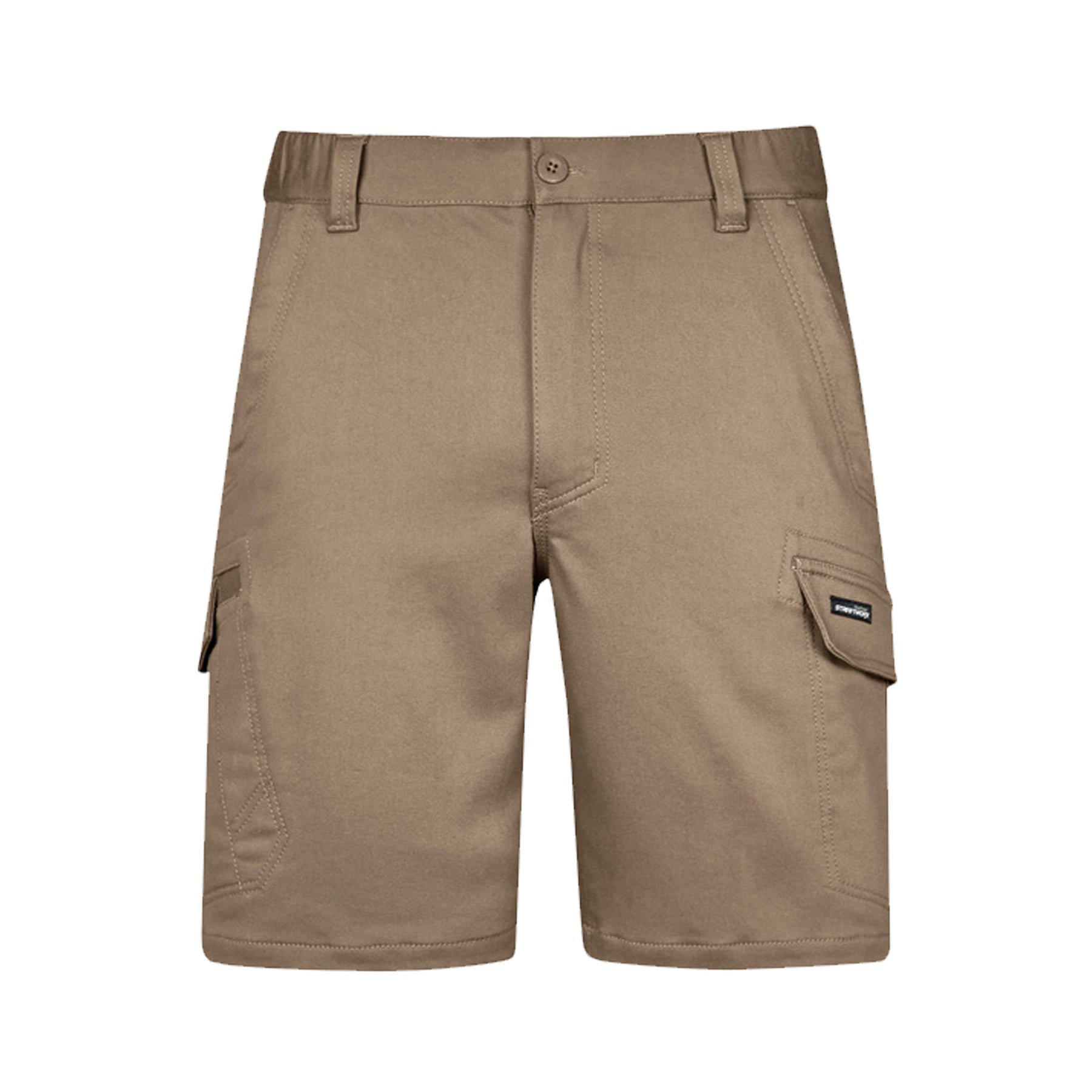 syzmik streetworx comfort short in khaki