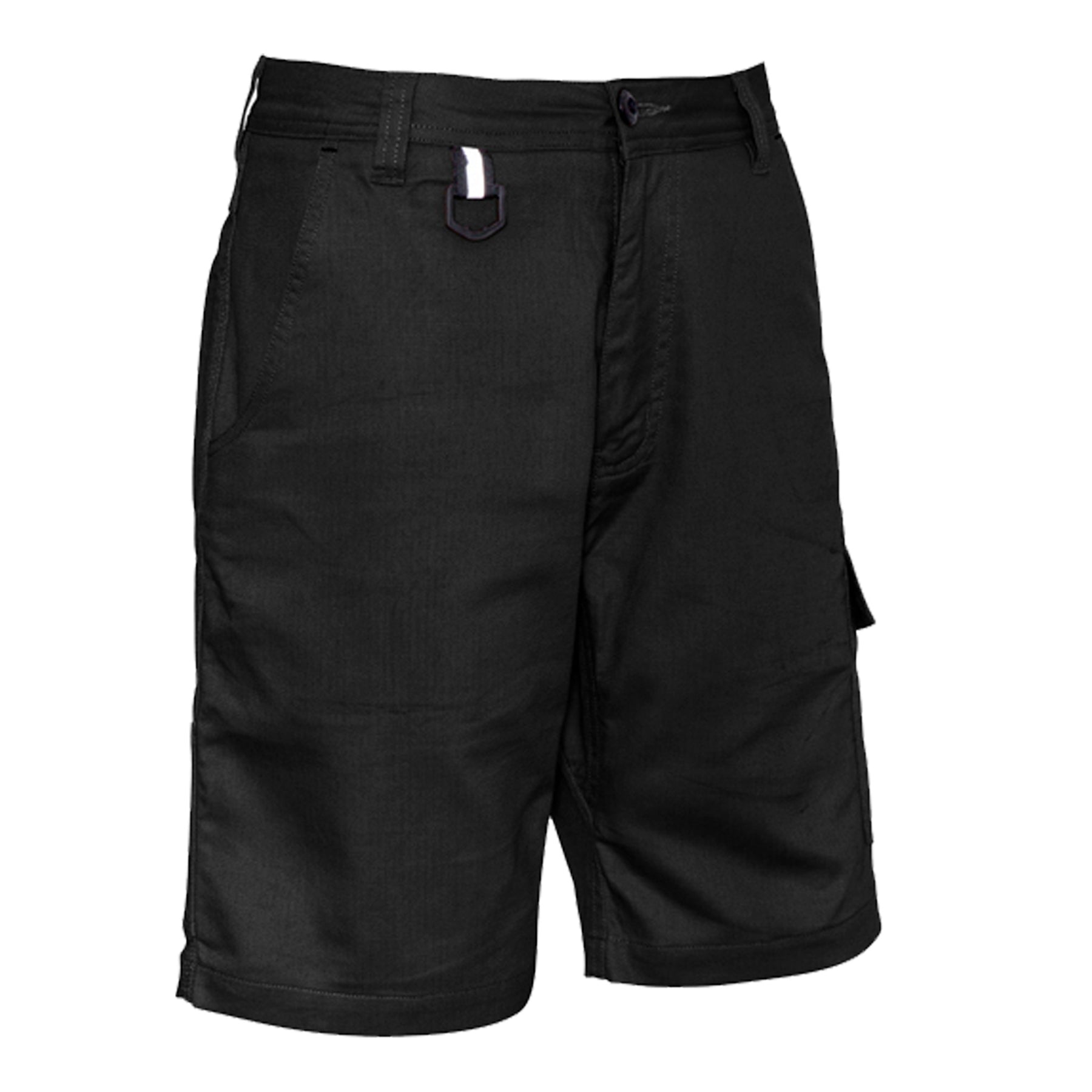 syzmik rugged vented short in black