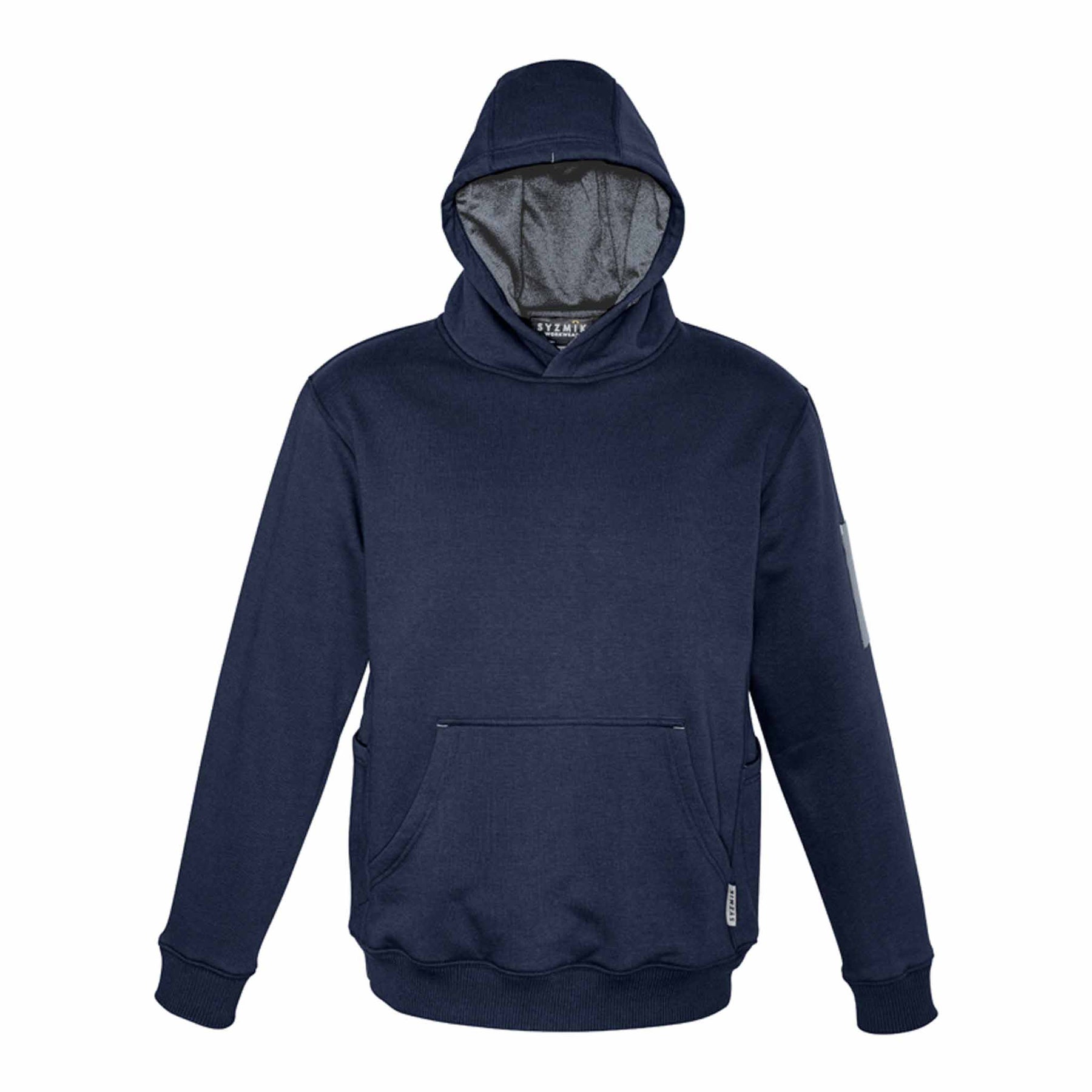 SYZMIK MULTI-POCKET HOODIE ZT467-NAVY-CHARCOAL-3