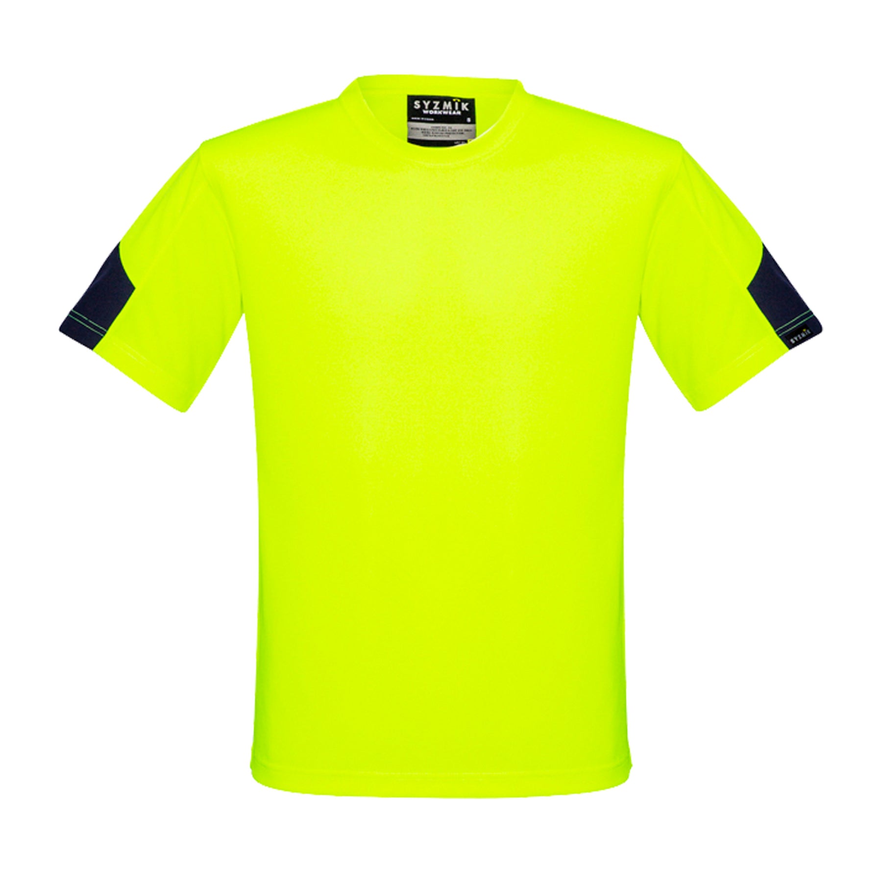 hi vis squad t shirt in yellow