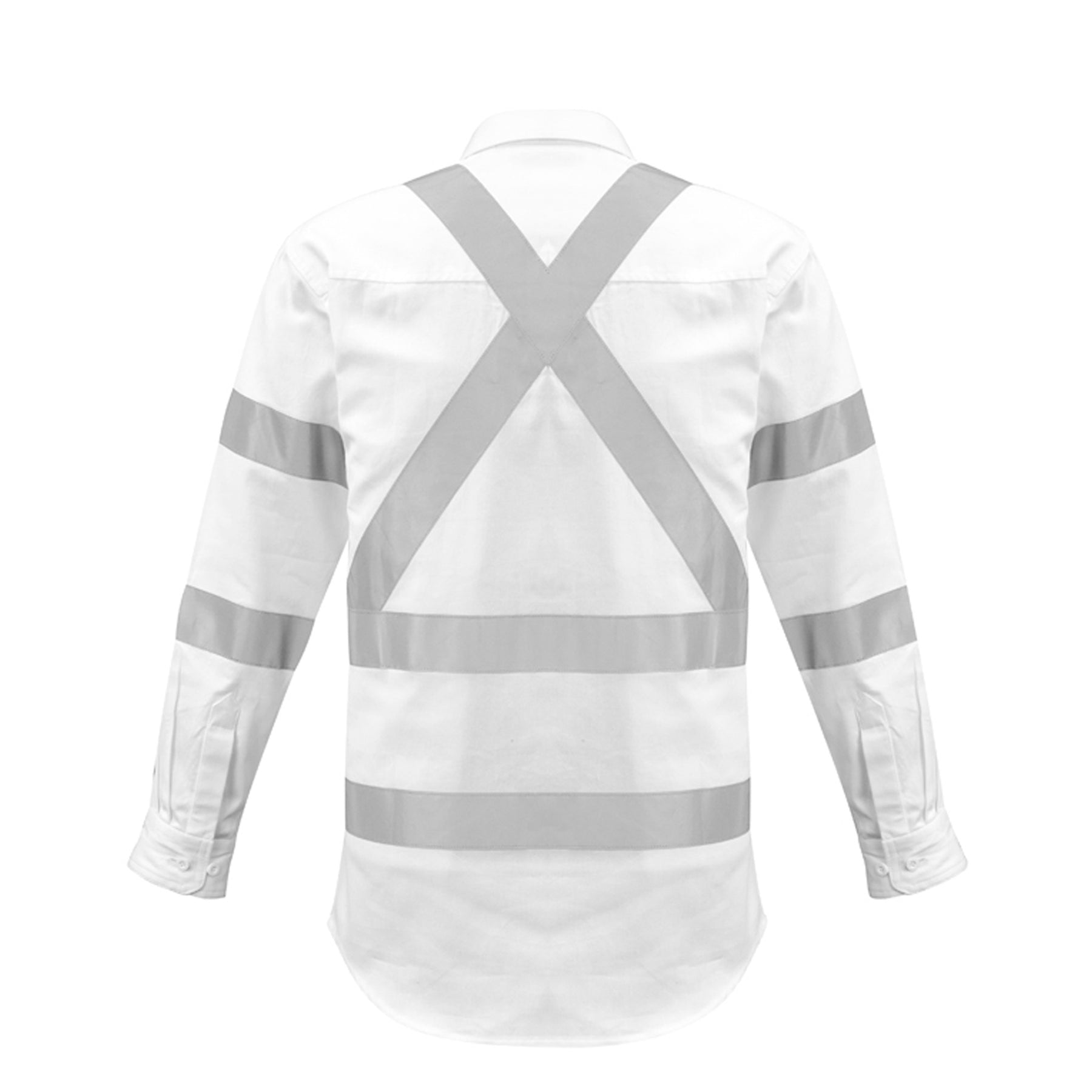 bio motion x back taped shirt white