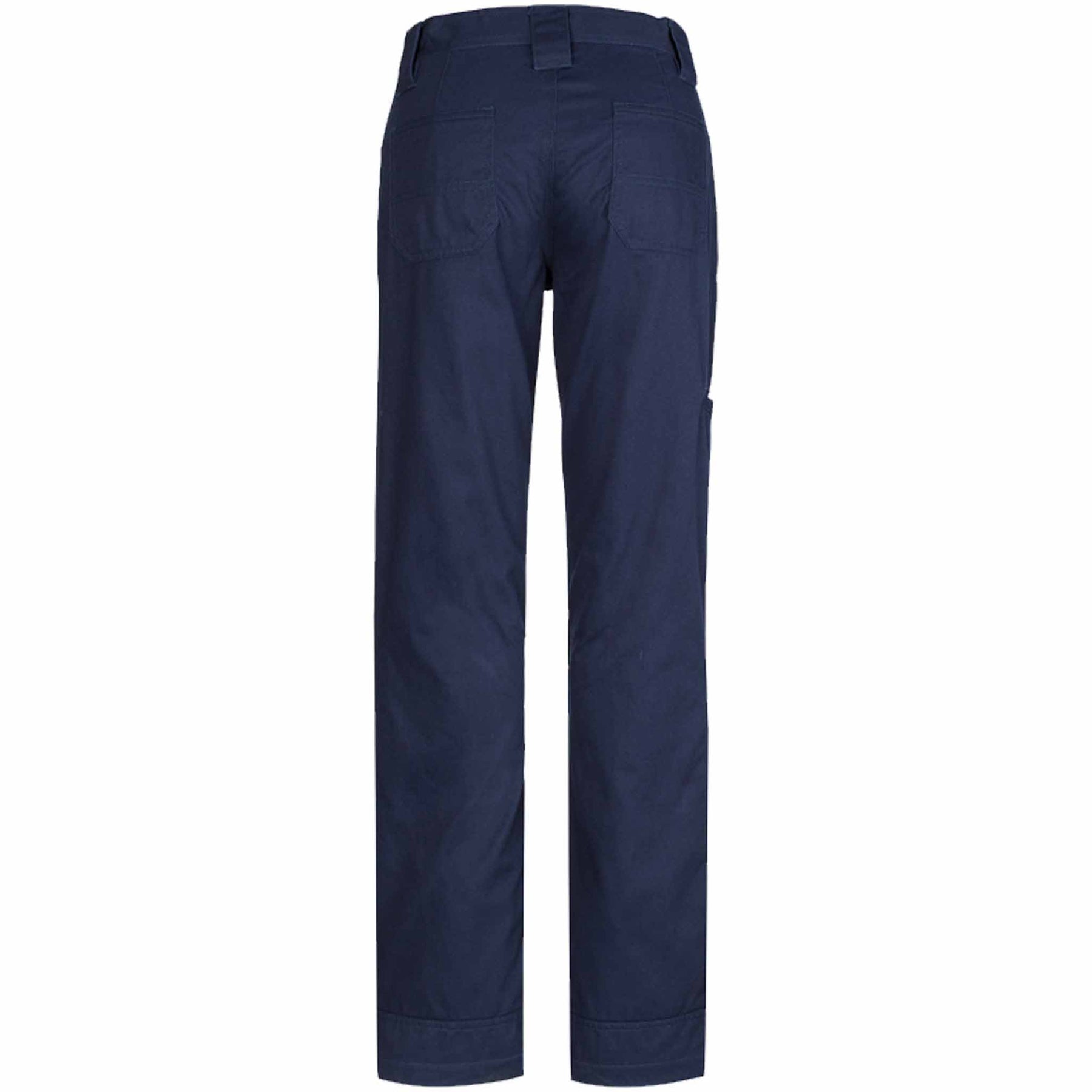 SYZMIK WOMENS PLAIN UTILITY PANT - ZWL002 NAVY BACK