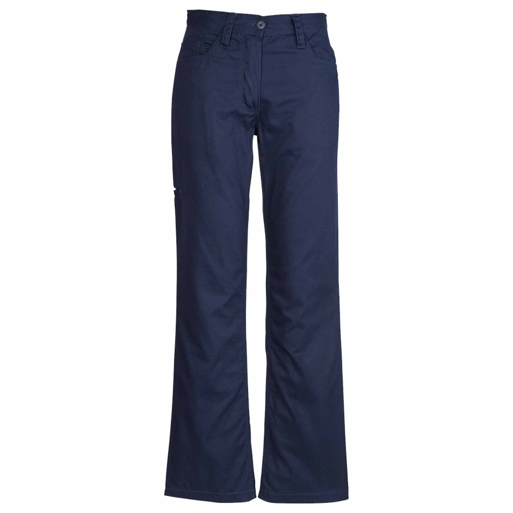 SYZMIK WOMENS PLAIN UTILITY PANT - ZWL002 NAVY