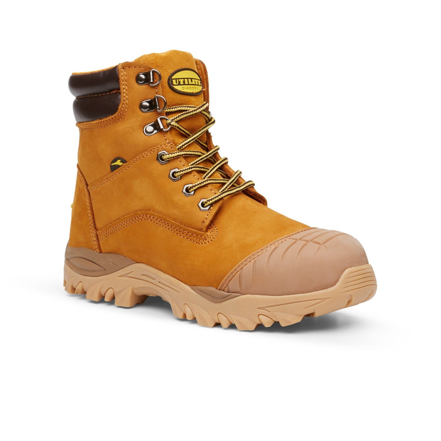 craze zip wheat work boot