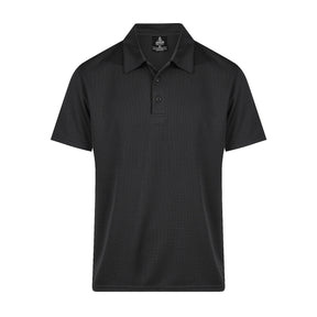 aussie pacific botany mens polo in black