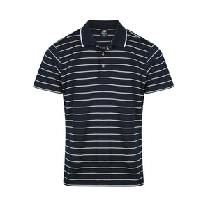 aussie pacific vauvluse mens polo in navy white