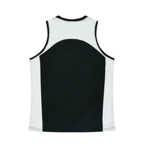 aussie pacific premier ladies singlets in black white