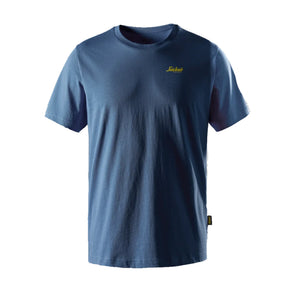snickers classic small logo tshirt in blue