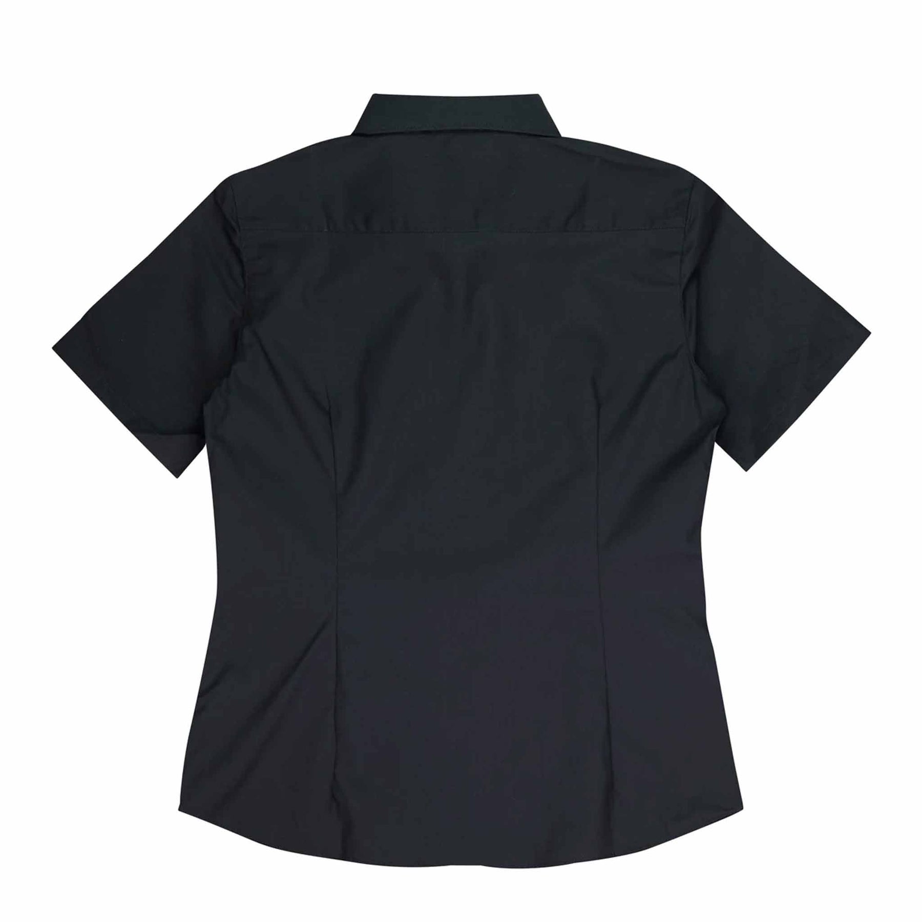 aussie pacific kingswood ladies short sleeve shirt in black