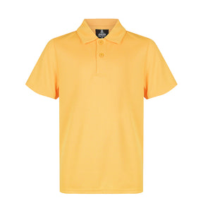 aussie pacific botany kids polos in gold