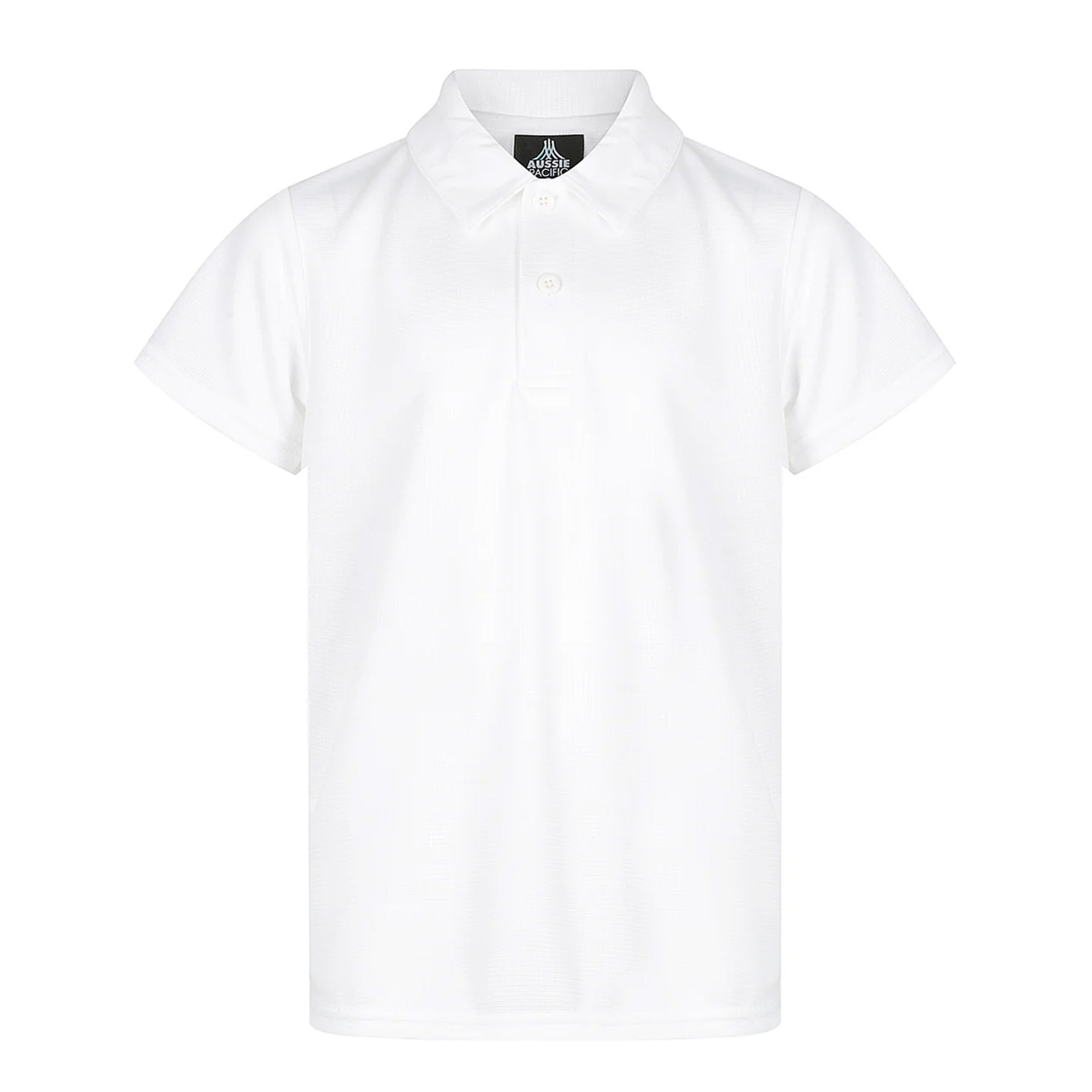 aussie pacific botany kids polos in white
