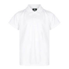 aussie pacific botany kids polos in white