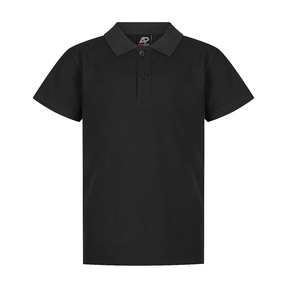 aussie pacific hunter kids polo in black