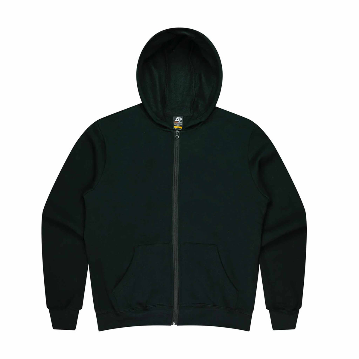 aussie pacific queenscliff zip kids hoodie in black