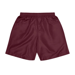 aussie pacific pongee short kids shorts in maroon