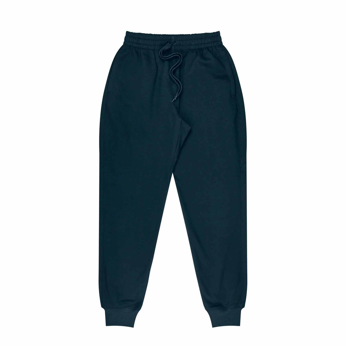 aussie pacific tapered fleece kids pants in navy