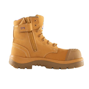 steel blue argyle ladies zip composite in wheat