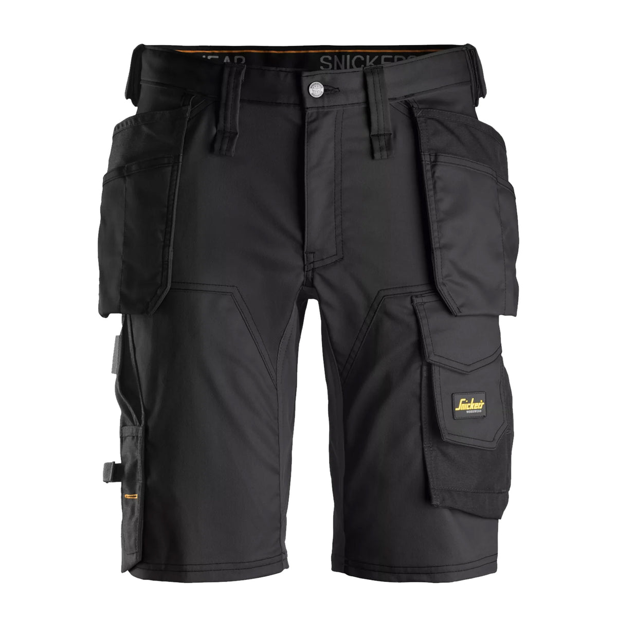 snickers allround work shorts with holster pocket in black