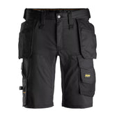 snickers allround work shorts with holster pocket in black