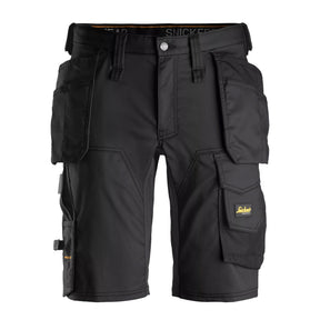 snickers allround work shorts with holster pocket in black