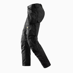 snickers all round work stretch pants with holster pockets in black