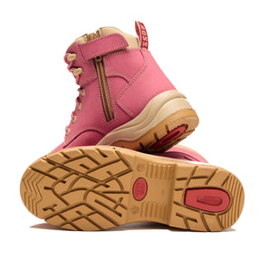 rossi ladies hope ironlite safety boot in pink