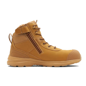 blundstone safety hiker in wheat