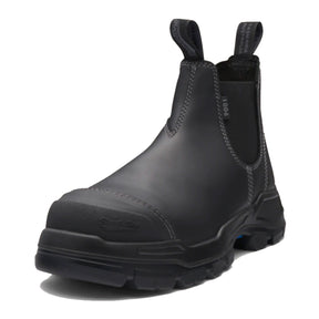 blundstone black elastic side rotoflex work boot