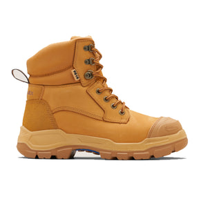 blundstone rotoflex lace up boot in wheat