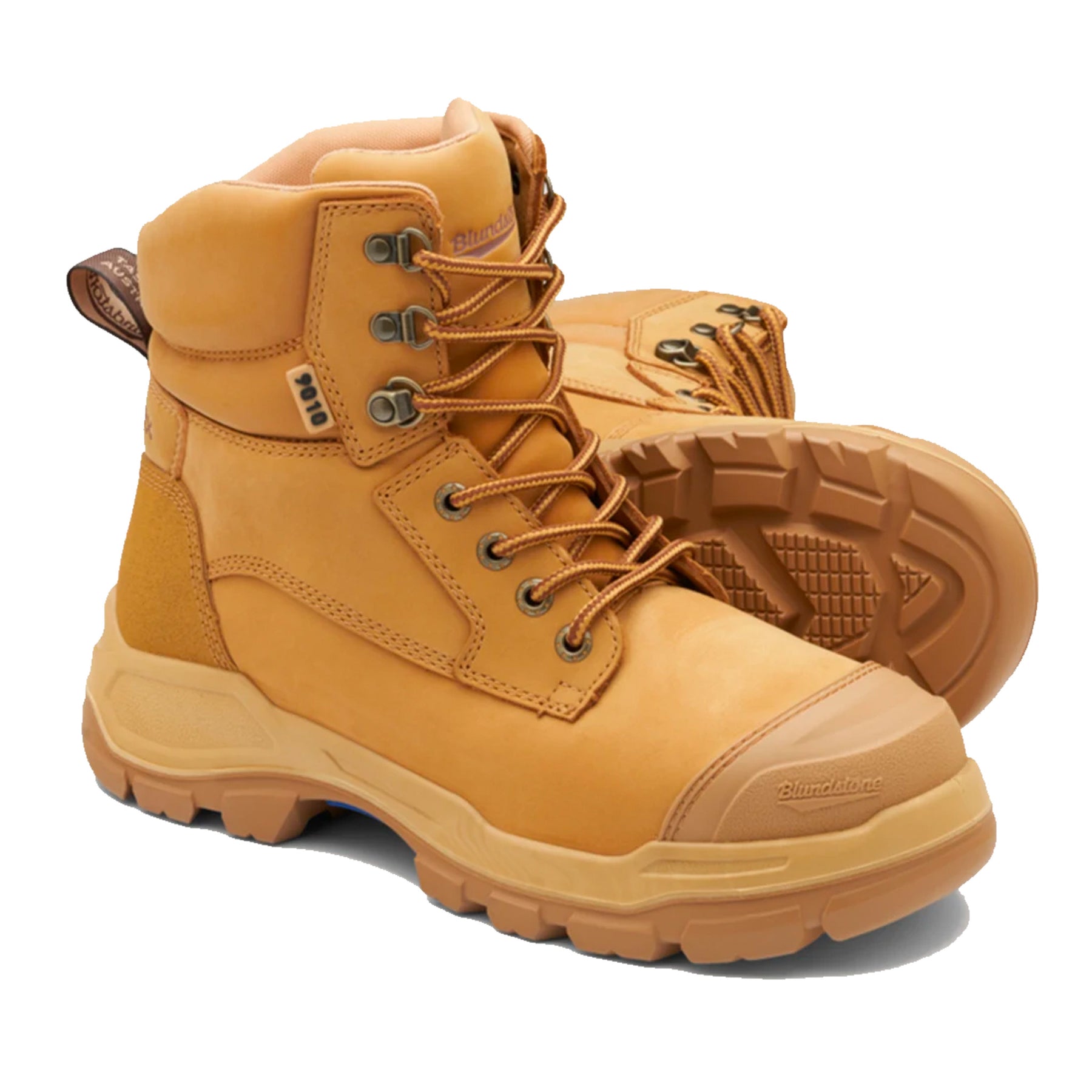blundstone rotoflex lace up boot in wheat