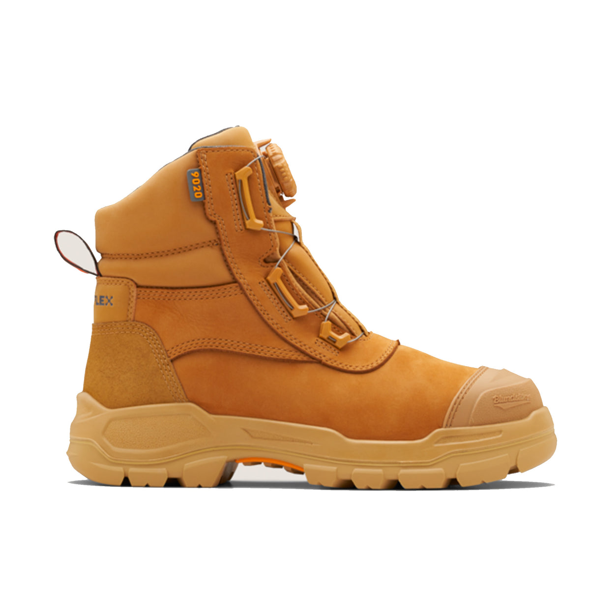 blundstone boa lace rotoflex work boot in wheat