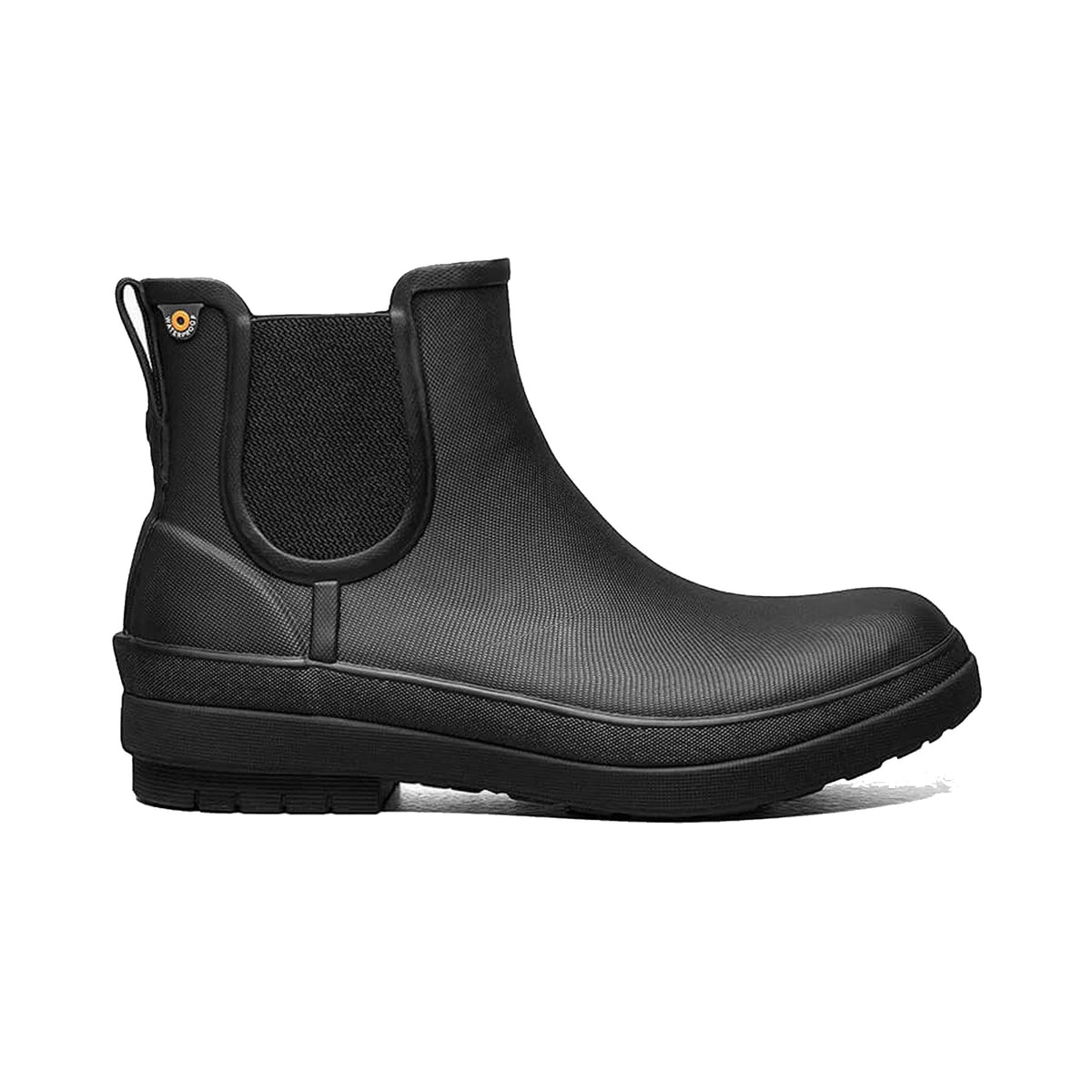 AMANDA CHELSEA II - BLACK - ELASTIC SIDED WATERPROOF BOOT - 972703