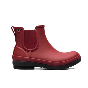 AMANDA CHELSEA II - BURGUNDY - ELASTIC SIDED WATERPROOF BOOT - 972703