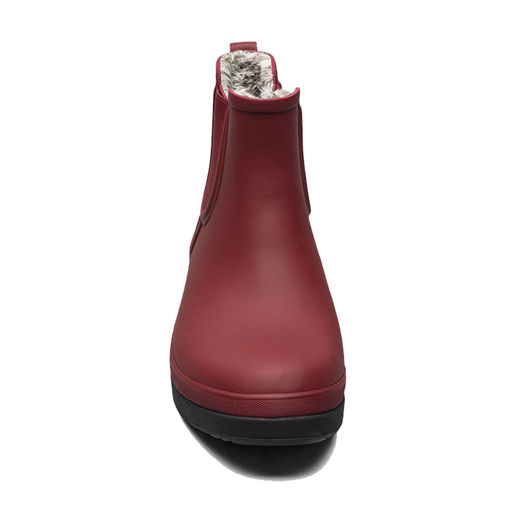 AMANDA CHELSEA II - BURGUNDY - ELASTIC SIDED WATERPROOF BOOT - 972703