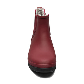 AMANDA CHELSEA II - BURGUNDY - ELASTIC SIDED WATERPROOF BOOT - 972703