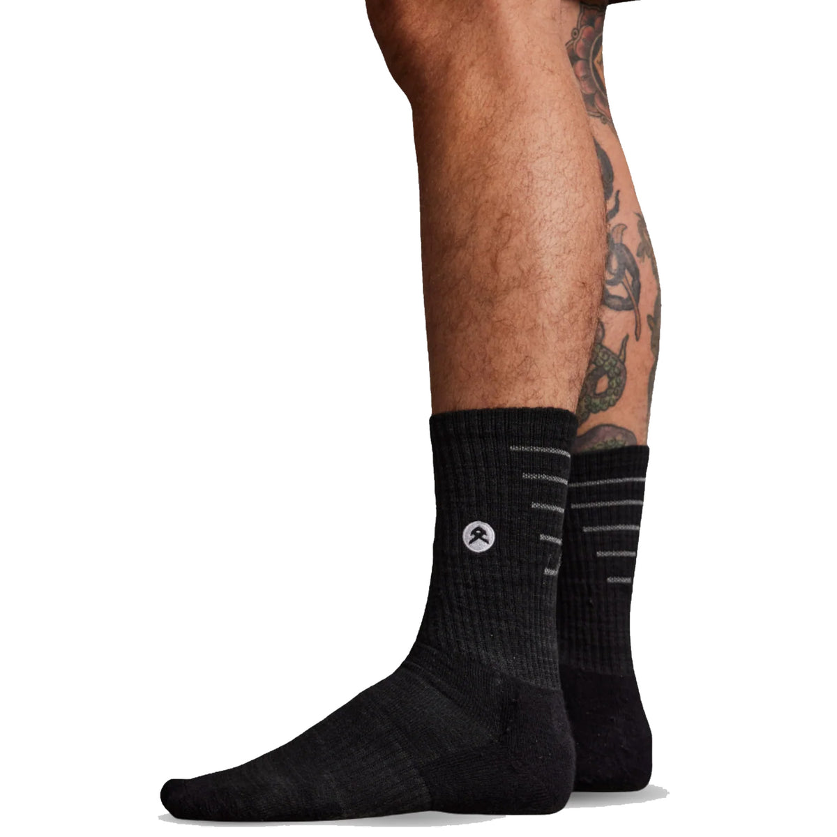 anthem workwear performance socks 2 pack in black