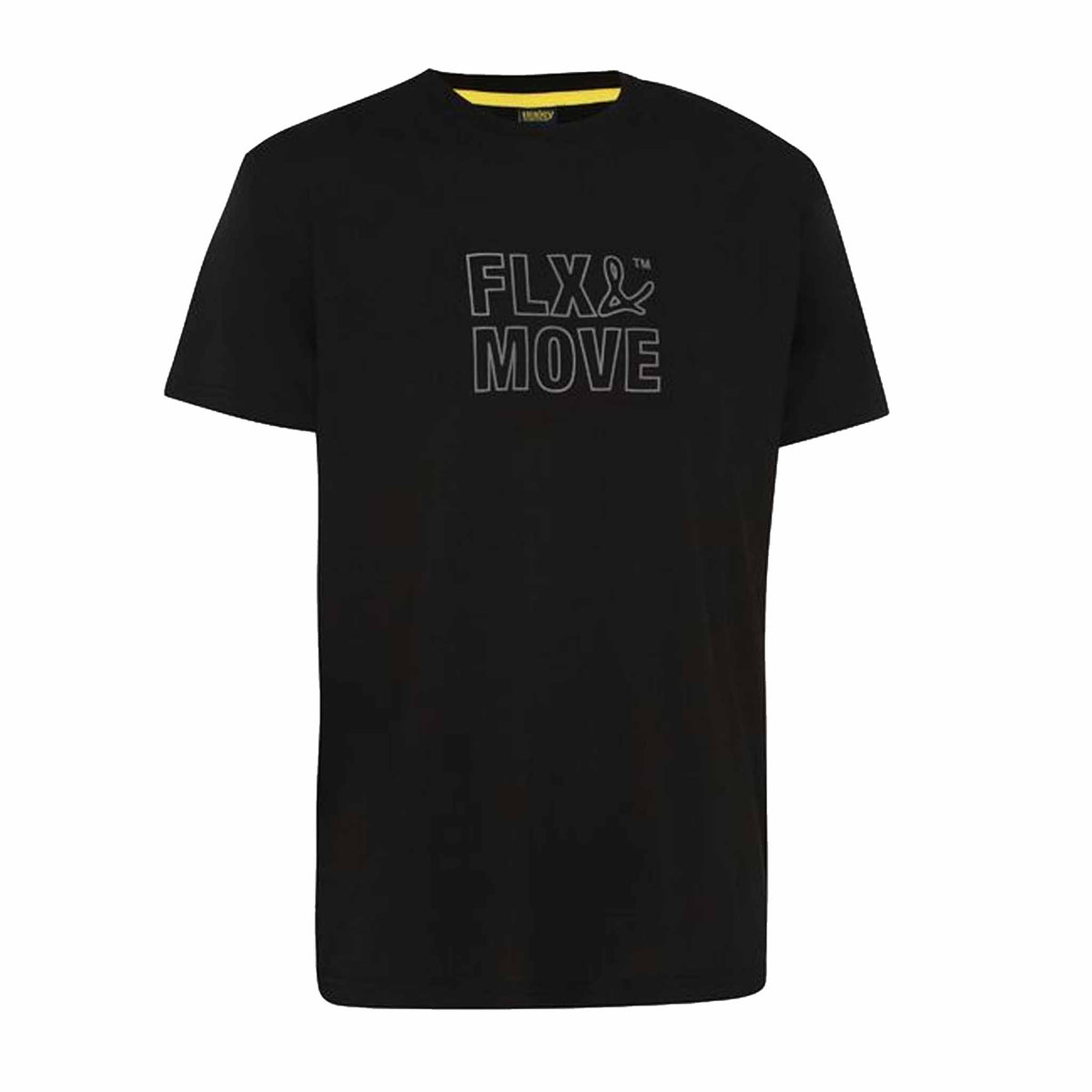 bisley flx and move cotton outline print tee