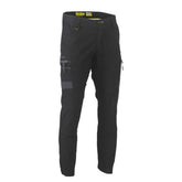 BISLEY FLX AND MOVE STRETCH CARGO CUFFED PANTS IN BLACK