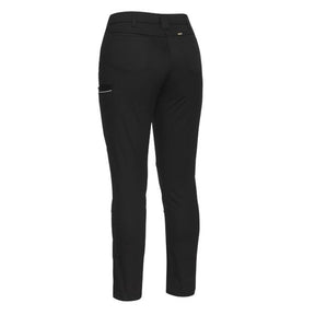 bisley womens mid rise stretch cotton pants in black