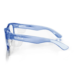 safestyle classics blue frame with clear lens