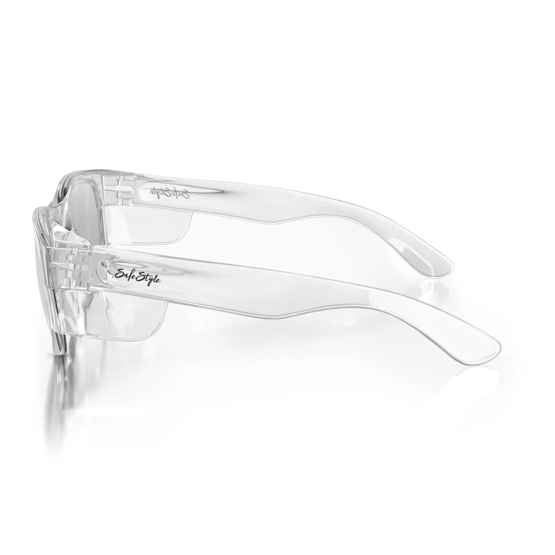 safestyle classics clear frame hybrids photochromic lens 