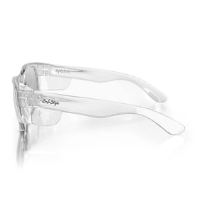 safestyle classics clear frame hybrids photochromic lens 