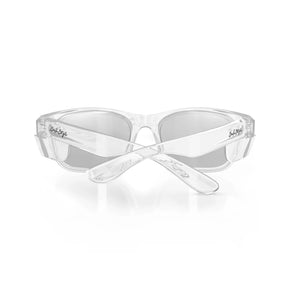 safestyle classics clear frame hybrids photochromic lens 