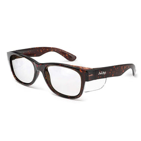 safestyle classics brown tort frame with clear lens